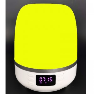 FB-BSK5 Bluetooth Clock Radio-luidspreker met desktoplamp, discobal en projectieverlichting